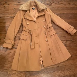 Bebe camel coat